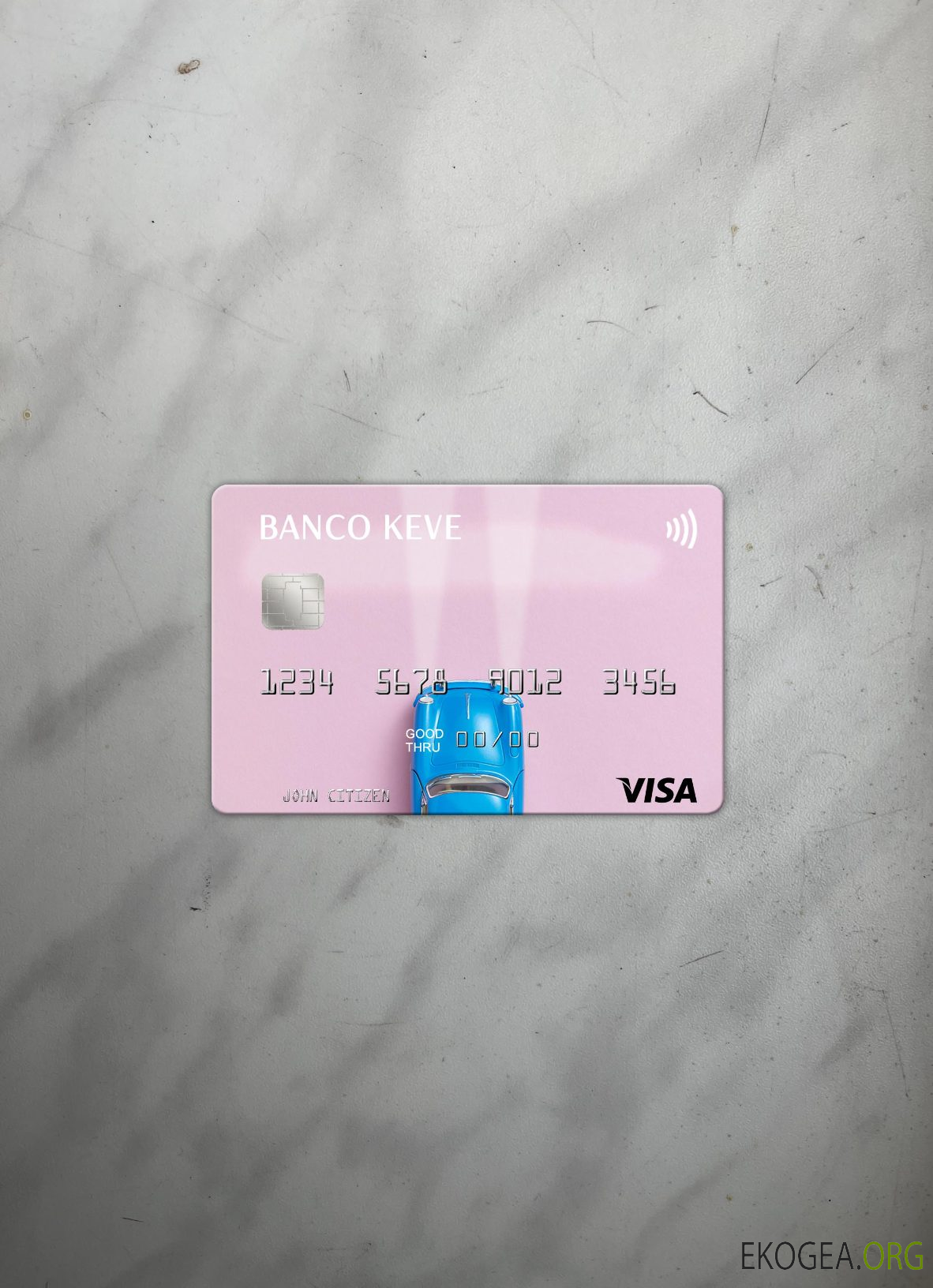Photolook de la carte visa Angola Banco Keve avant